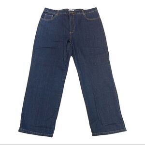 NEW Kim Rogers Classic Straight Mom Blue Jeans‎ Sz 18 Short